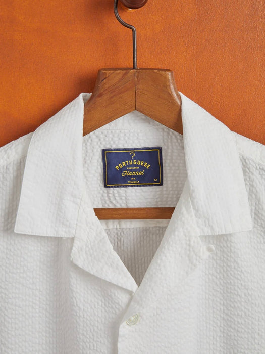 Portuguese Flannel Atlantico Shirt in White