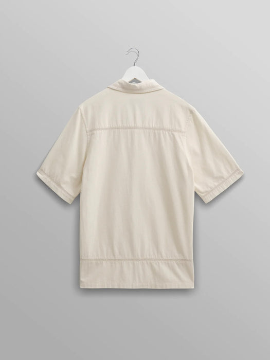 Wax London Newton Shirt in Pintuck White