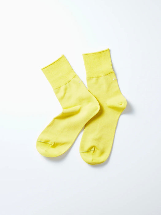 Rototo Crew Socks in Lemon