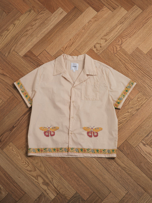 Found Moth Camp Shirt in Cream