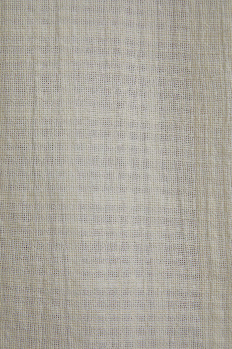 Portuguese Flannel Grain Cotton Shirt in White