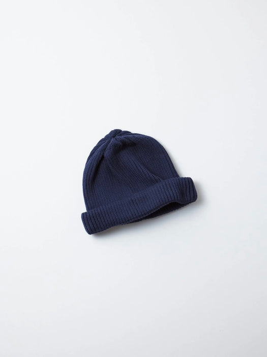 Rototo Roll-up Beanie in Navy