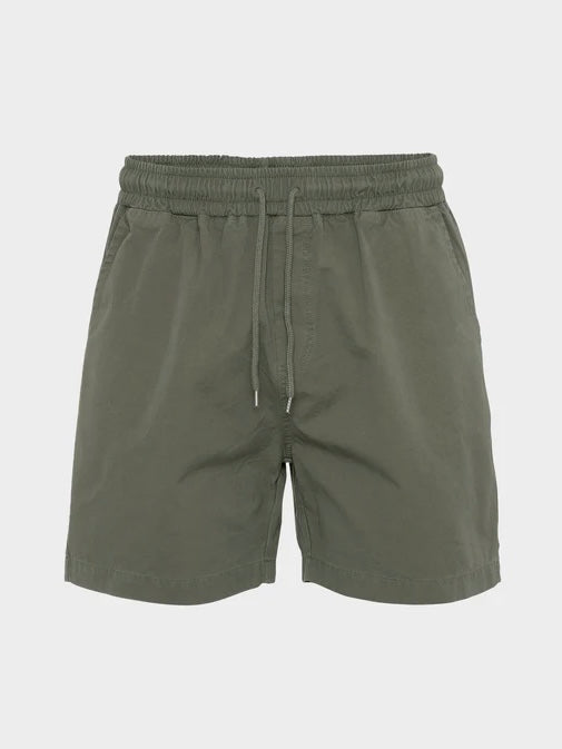 Colorful Standard Twill Shorts in Dusty Olive