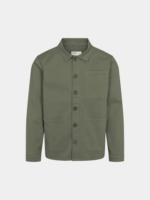 Colorful Standard Organic Workwear Jacket in Dusty Olive