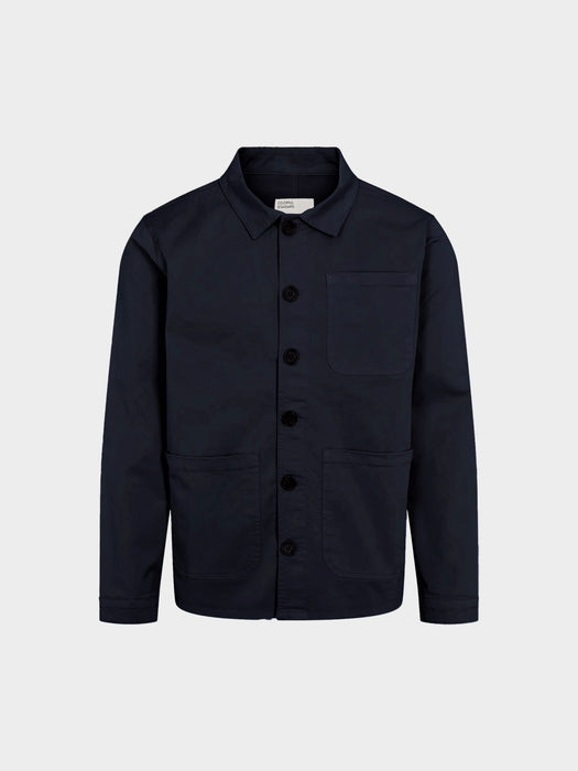 Colorful Standard Organic Workwear Jacket in Navy Blue