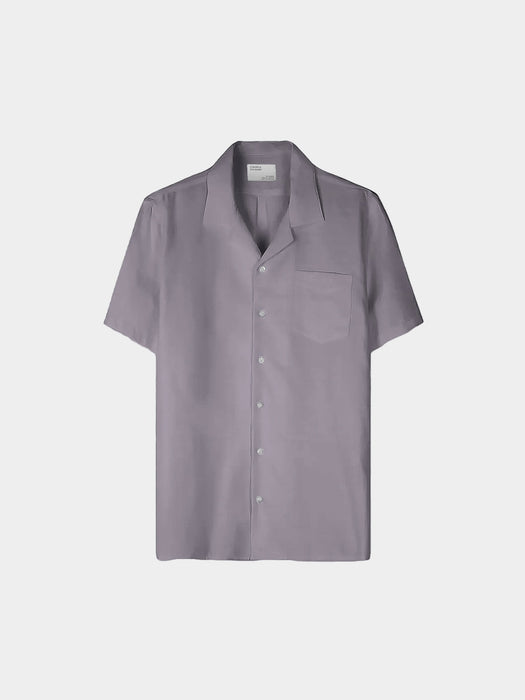 Colorful Standard Linen SS Shirt in Purple Haze