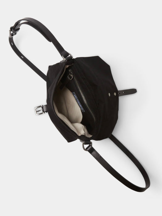 Ally Capellino Friday Bag in Black Waxed Cotton