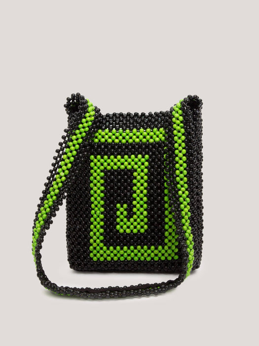 YMC Pilgrim Bag in Black / Green
