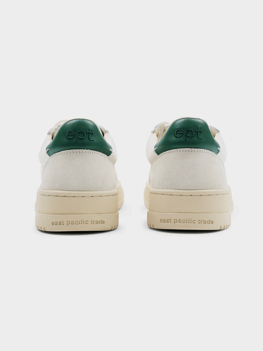 East Pacific Trade Court Trainer in Off-white / Tofu / Green