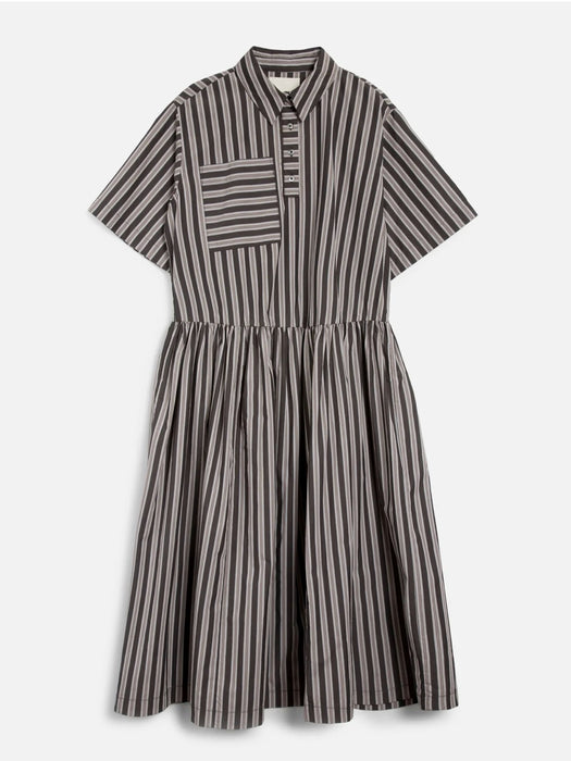 YMC Women Parklife Dress in Multi Stripe