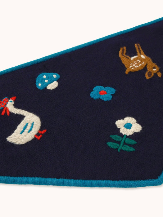 The Tiny Big Sister Fall Bandana in Navy
