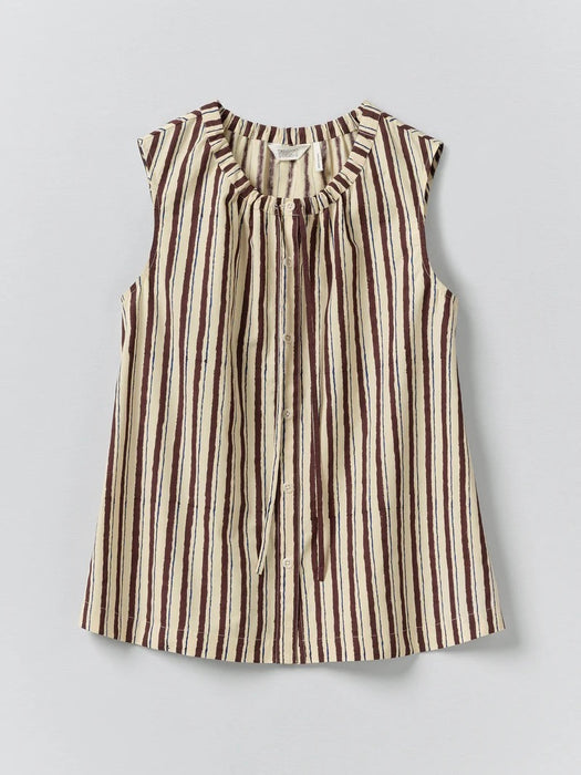 Toast Women Sorbet Stripe Top in Pastel Lemon