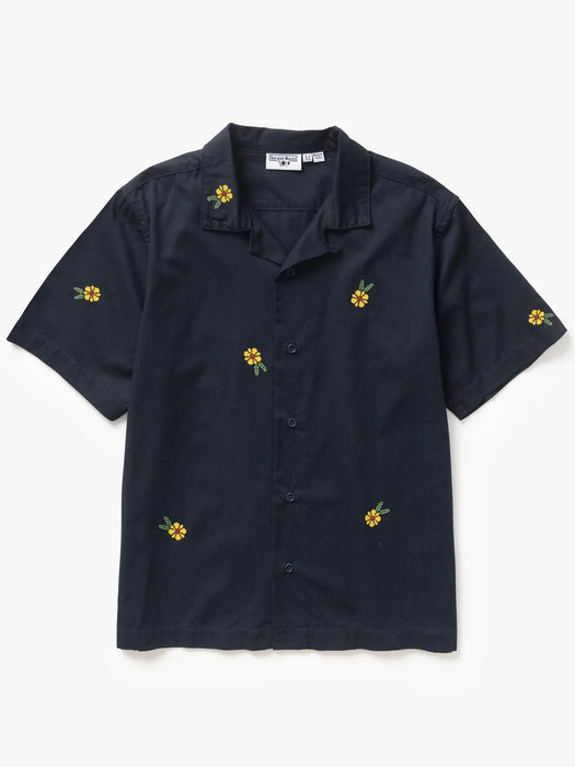 Service Works Cross Stitch Shirt in Dark Navy