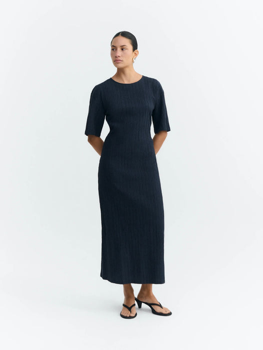 Thinking Mu Kina Dress in Navy