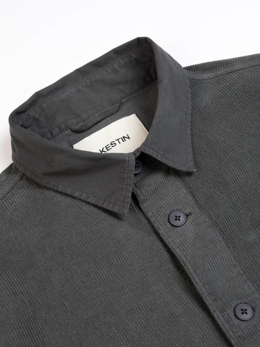 Kestin Rosyth Overshirt in Charcoal