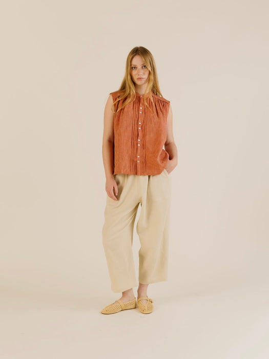 Sideline Deli Shirt in Brick