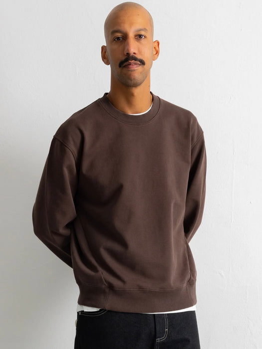 Folk Anniversary Sweat in Espresso