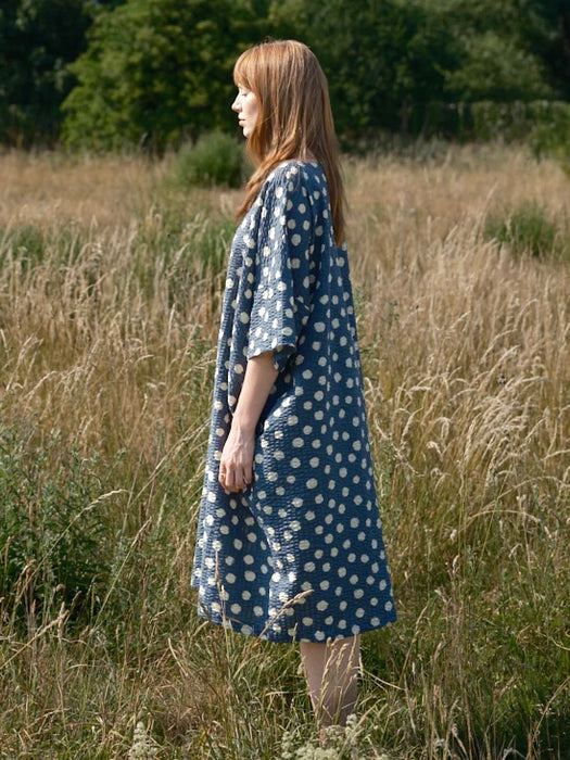 Kate Sheridan Edie Dress in Blue Spot