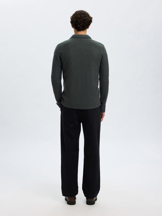 Selected Homme Nealy Workwear Knit in Deep Forest