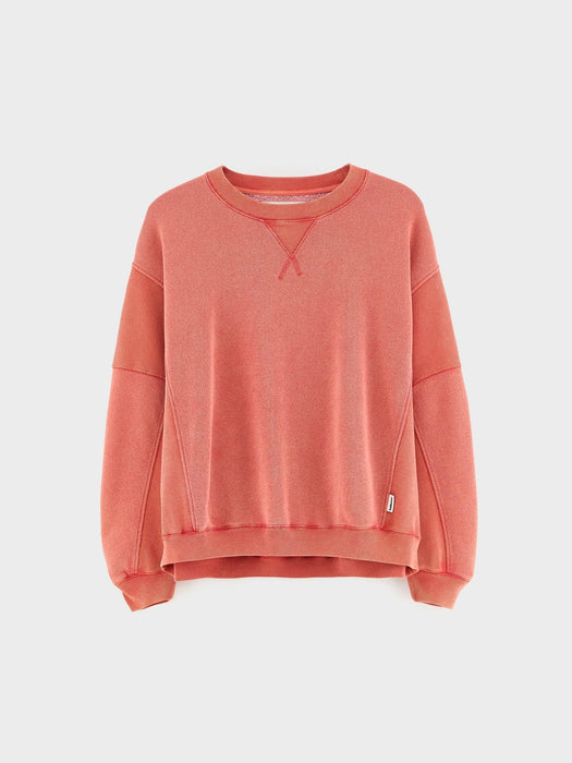 Bellerose Flipos Sweat in Ecarlate