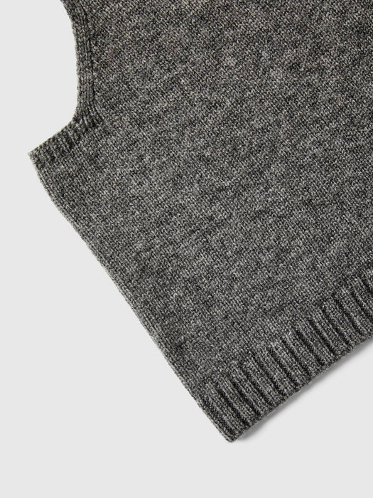 Selected Femme Cahier Blend Balaclava in Medium Grey