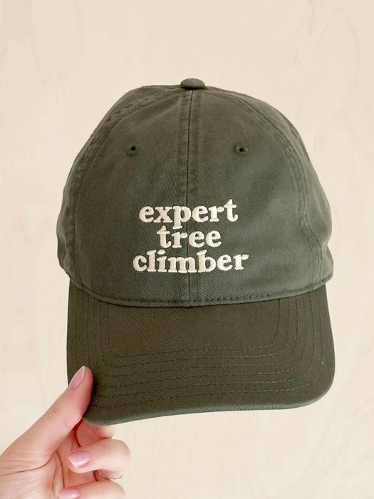 Alphabet Expert Tree Climber Cap in Green