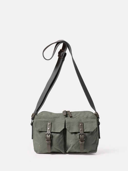 Ally Capellino Franco Crossbody in Olive Wax Cotton