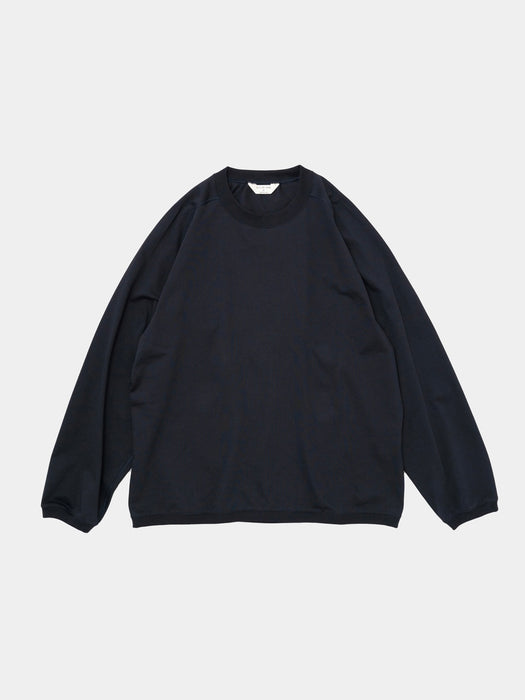 Still By Hand Lightweight Sweatshirt in Black Navy