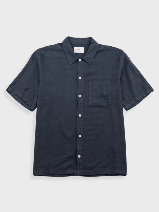 Folk Men Gabe Shirt in Soft Black
