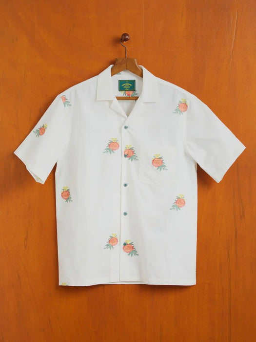 Portuguese Flannel Embroidery Shirt in Bouquet