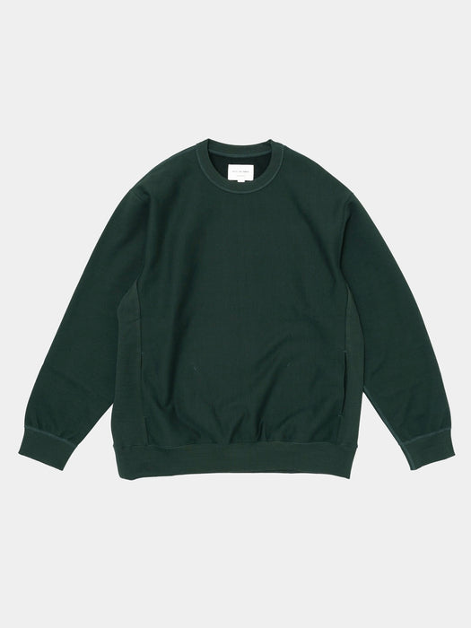 Still By Hand Mercerised Sweatshirt in Green