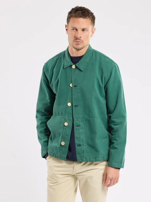Armor Lux Fishermans Jacket in Dark Ivy Green