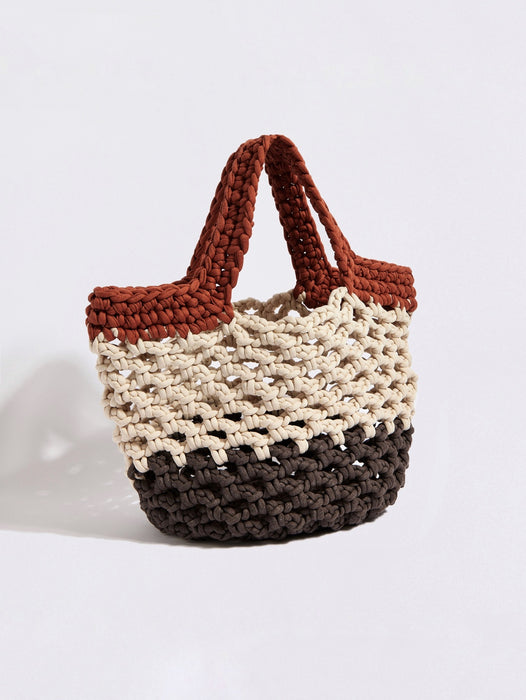 The Mama Made Ingrid Grande  Beach Bag in Terracotta