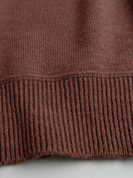 Still By Hand Seamless Sweater in Brick