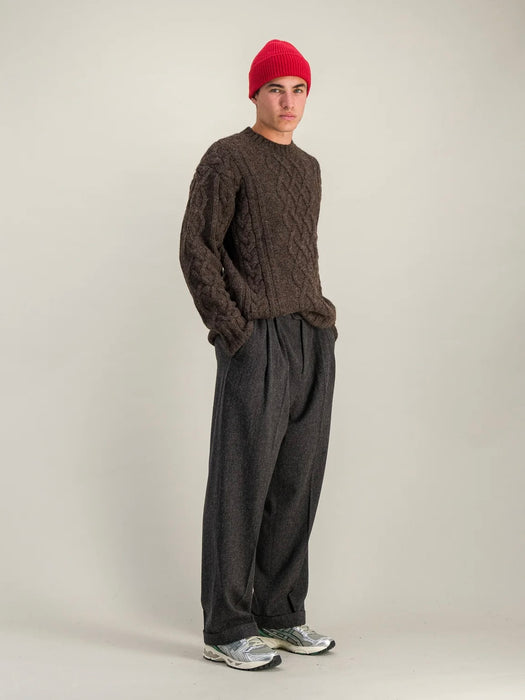 Parages Nordic Jumper in Brown
