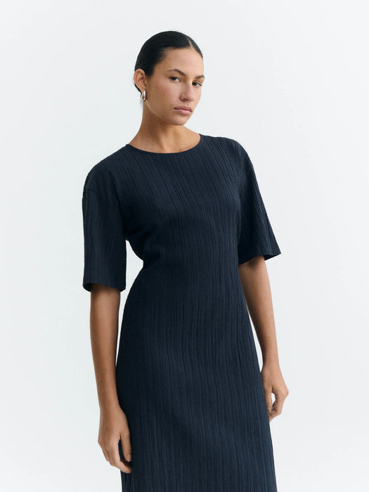 Thinking Mu Kina Dress in Navy