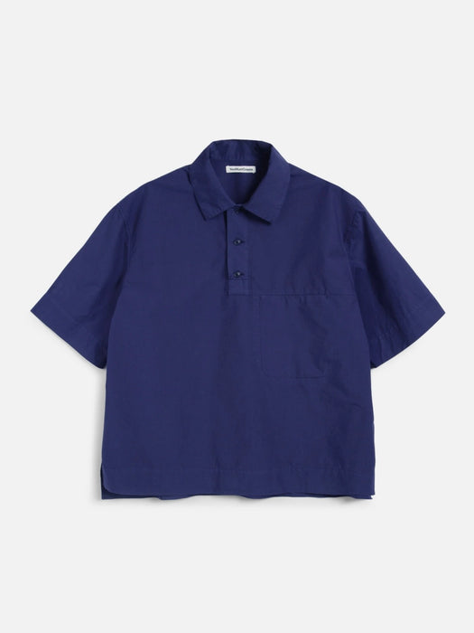 YMC TCR Polo Shirt in Tumbled Blue