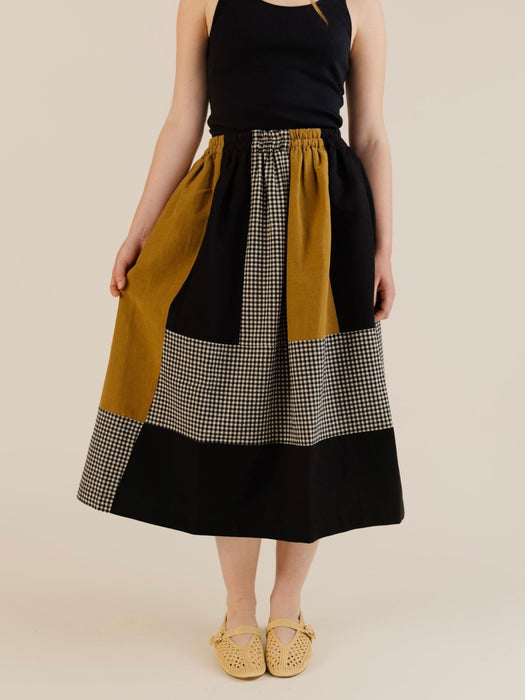 Sideline Willow Skirt in Patchwork