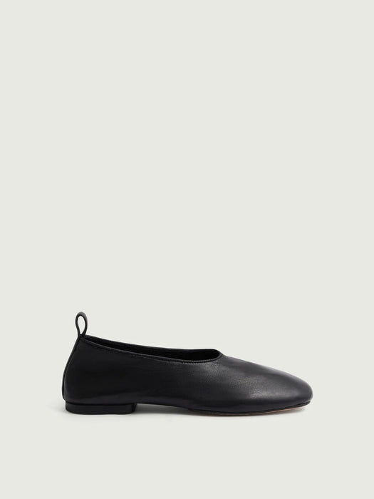 Soeur Bala Shoes in Ebony Leather