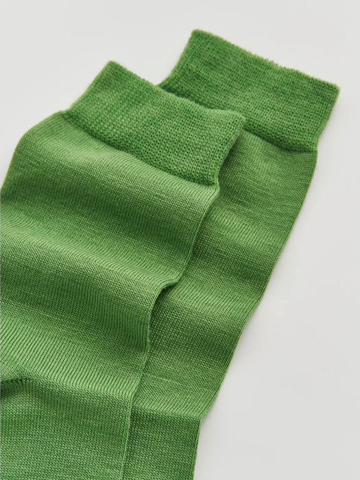 Pairs Merino Socks in Pea Green