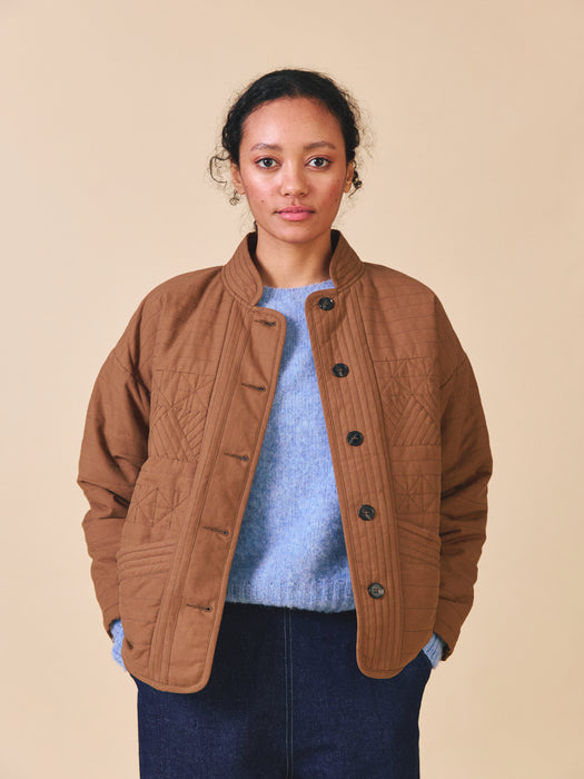 Sideline Matilda Jacket in Toffee