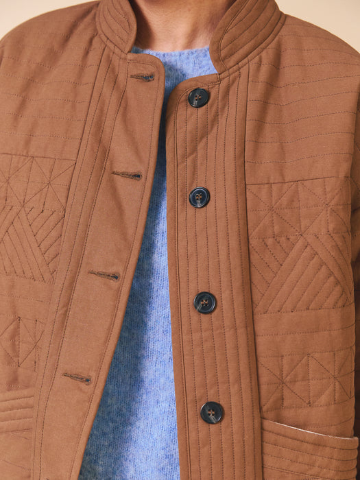 Sideline Matilda Jacket in Toffee