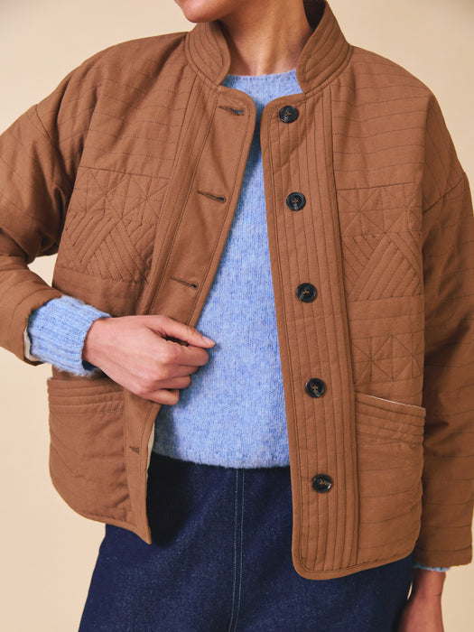 Sideline Matilda Jacket in Toffee