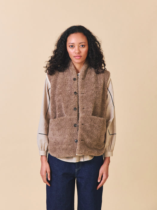 Sideline Tilda Vest in Mink