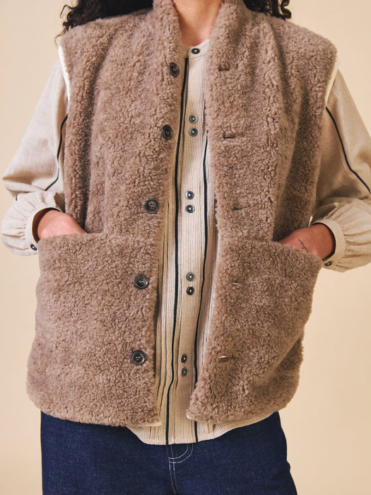 Sideline Tilda Vest in Mink