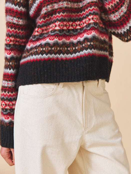 Sideline Poppy Jumper in Black Mix