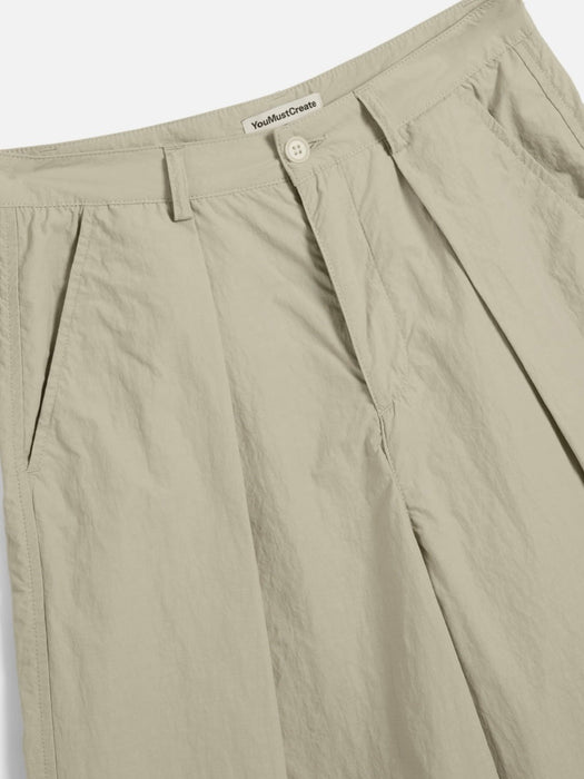 YMC Women Deadbeat Trousers in Stone Tech