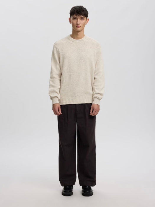 Annarr Ragi Boucle Knit in Oatmeal