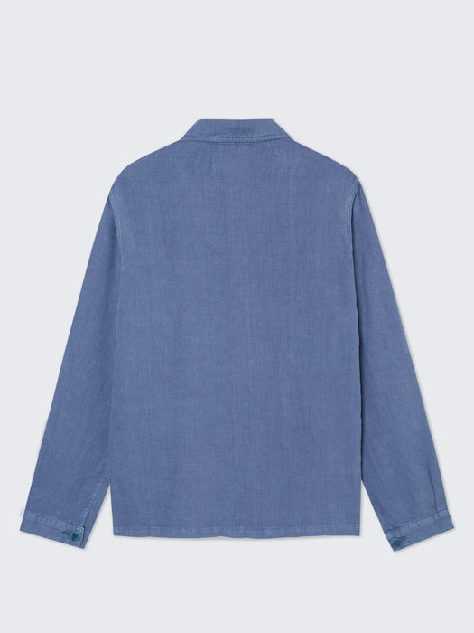 La Paz Baptista Worker Jacket in Indigo Linen