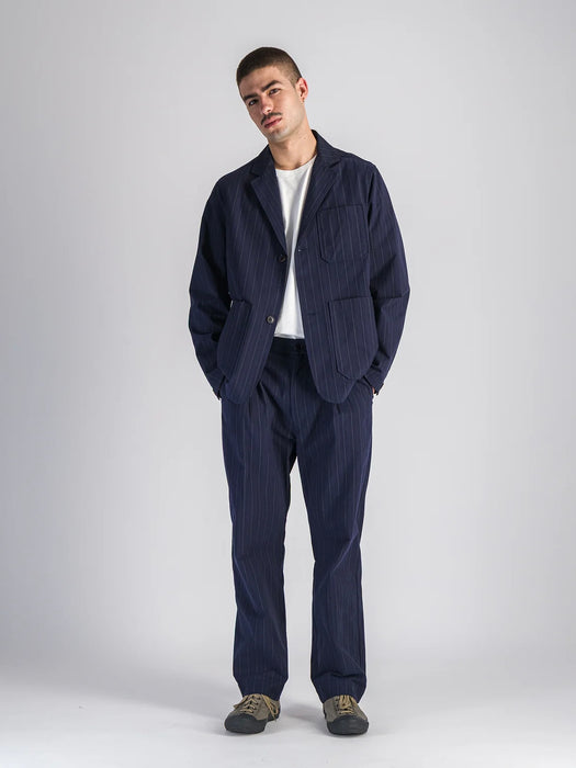 Parages Donati Pants in Navy Stripes